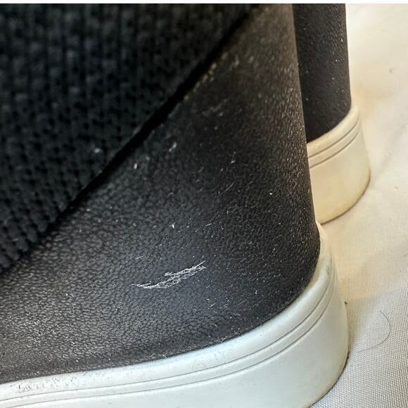 MIA Slip-On Leopard‎ Print Wedge Knit Booties Sneakers Size 8.5 - Picture 6 of 7